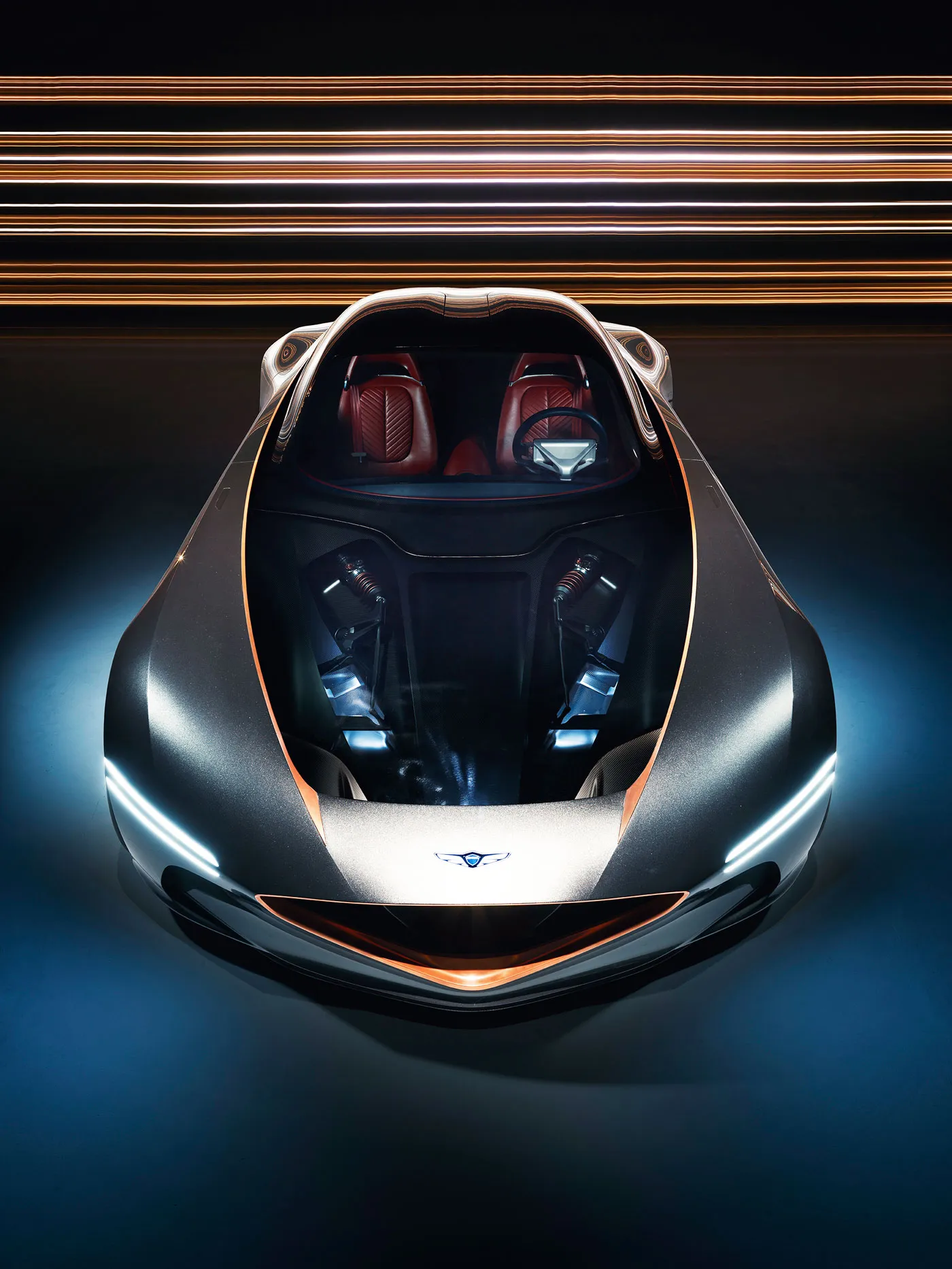 Luxury concept car interior