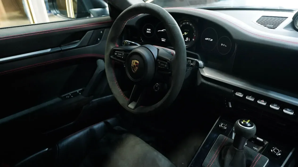 Porsche GT3 Matte Black view 2